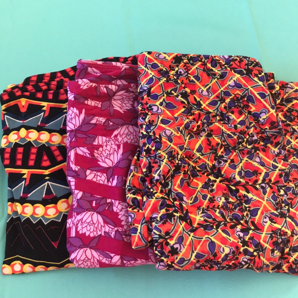 NWOT! Lula Roe Leggings TC Set#70